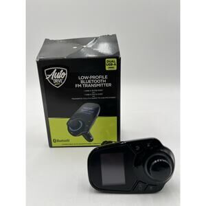 Auto Drive VM201 Bluetooth FM Wireless Transmitter with Dual USB Charging Ports
